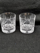 Set of 2 EDINBURGH CRYSTAL SKYE  Tumblers