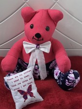 Large 44cm memory bears.Free