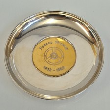  D Shaw Silverware Silver Hallmaked Foseco Minsep Commemorative Dish 1932-1982 