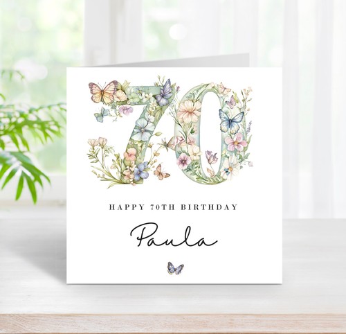 Female birthday card - female,