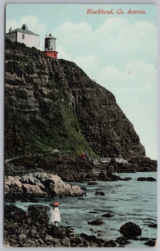 Blackhead antrim postcard - co,