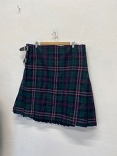 Fabulous ex hire Scottish National tartan wool Heavy Kilt W36" traditional SH493