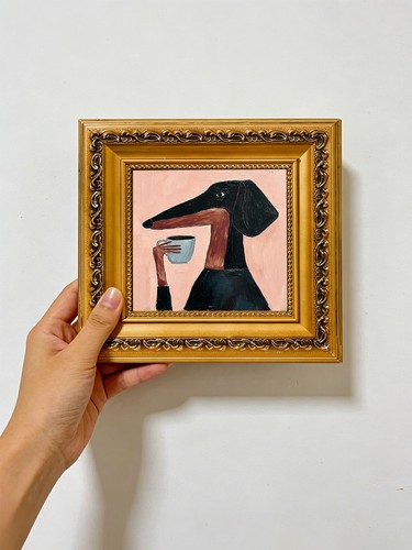 Coffee black greyhound - coffee,