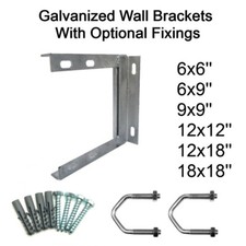 TV Aerial Galvanised Steel Wall Mounting Bracket for Pole Mast DAB FM SATELLITE