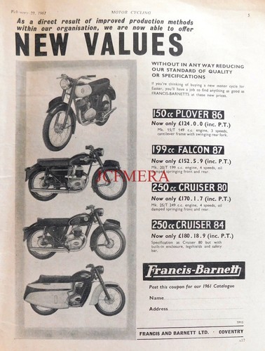 Francis barnett range - francis-barnett,