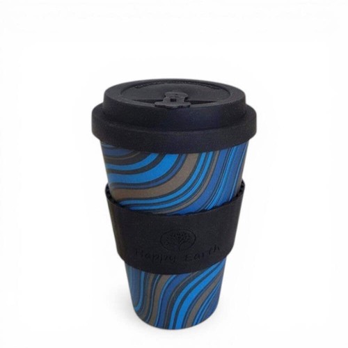 Happy earth wave stripe 450ml - earth,
