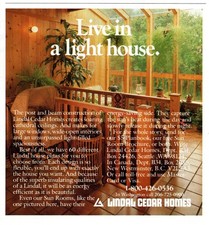 Lindal Cedar Homes 1980s Print