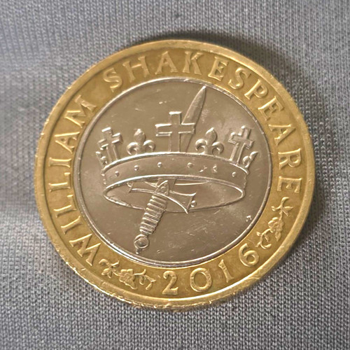 2016 two pounds coin - £2,