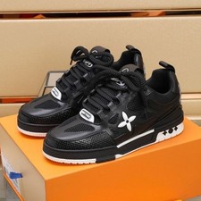 Black and White Louis Vuitton Skate Size 10 Worn Once