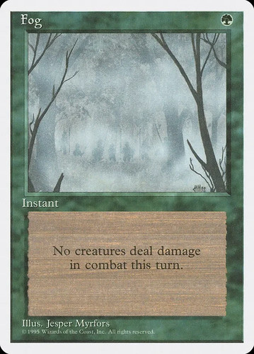 Fog prevent all - (ex/nm), combat
