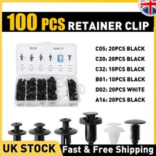 100Pcs Car Retainer Clips Auto