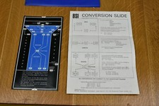 British Standards Institution P2537 (BS5350) Conversion Slide Rule/Calculator