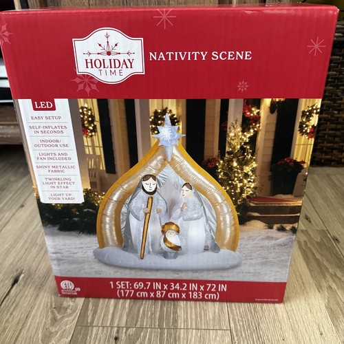 Holiday time nativity scene - holiday,