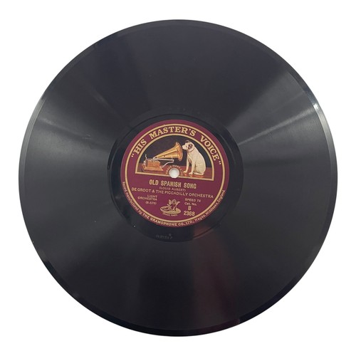 Vintage hmv rpm record - 78,