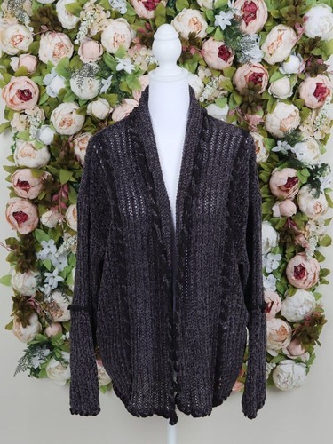 Natural life chenille cardigan - life,
