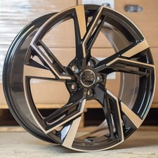 20"rs6 e blk pol alloy wheels