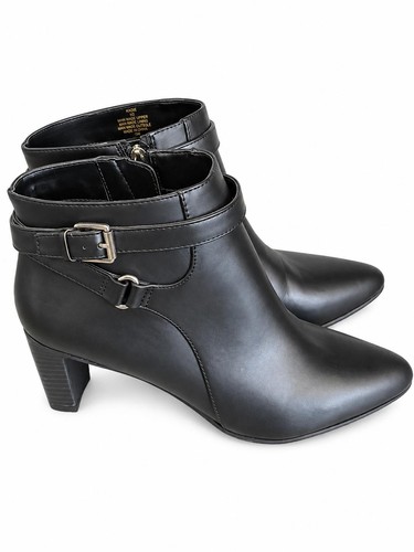 Chaps nadie womens black ankle - chaps,