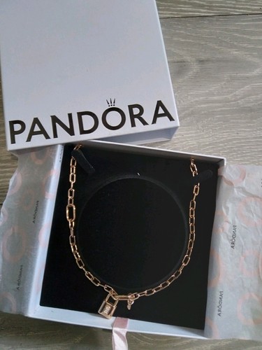 Pandora rose gold link - me,