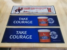 Rubber Backed Bar Top/ Beer Runners Bundle/ Job lot X 3  Man Cave