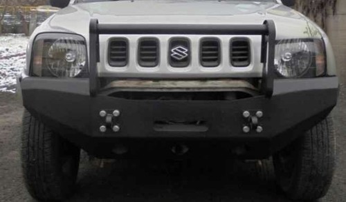 Front steel bumper - front,