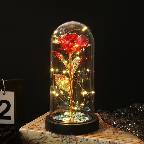 Light flower rose glass - rose,