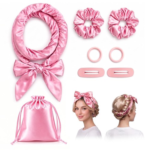 Heatless satin hair - satin,
