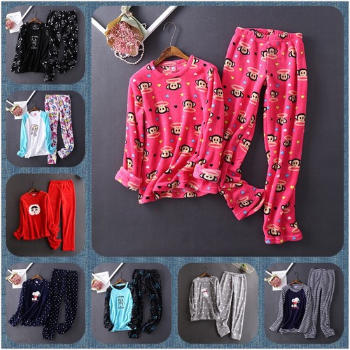 Ladies fleece pyjamas warm - fleece,