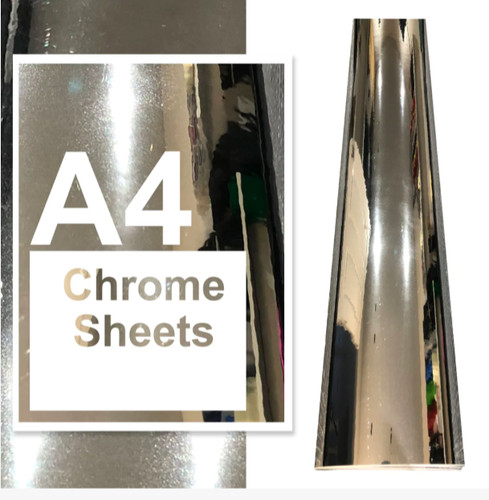 Silver chrome efect vinyl - vinyl, car