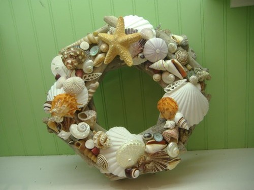 Beach decor handmade seashell - beach,