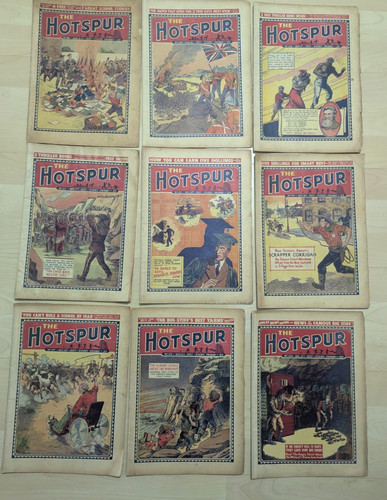 1937 hotspur comics - x,