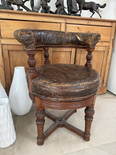 Beautiful antique swivel chair - beautiful,