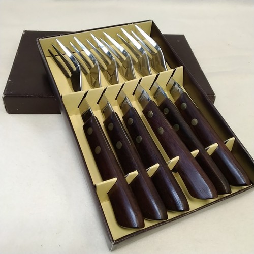 Vintage stainless steel - steel, wooden