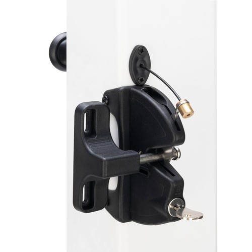 Key lockable fence gate - fence,