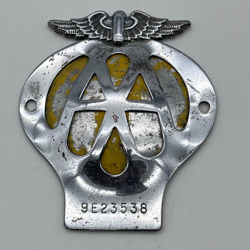 Vintage car badge - aa,