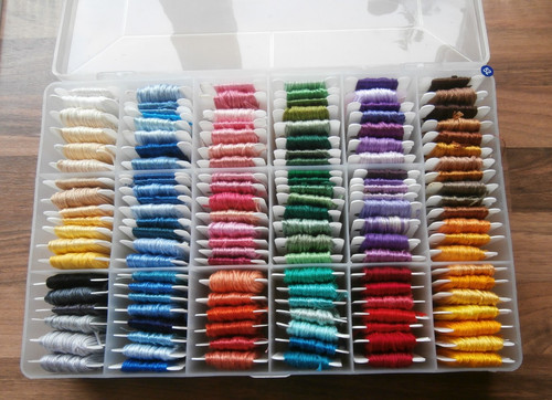 Cross stitch embroidery - stitch, yarn