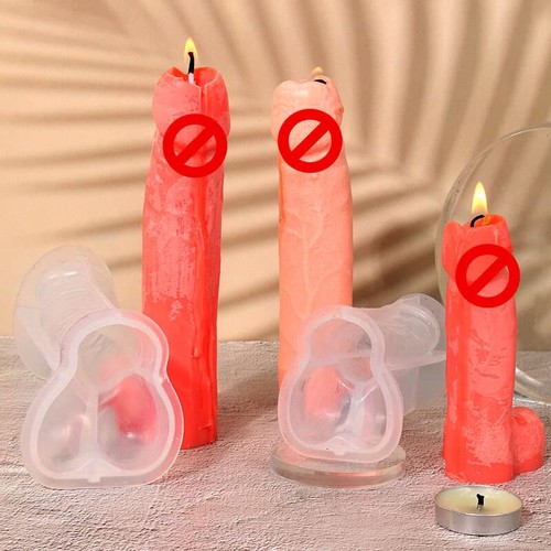 Mould penis wax soap - 3d,