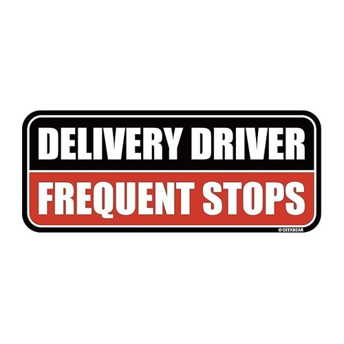 Delivery driver frequent stops - delivery,