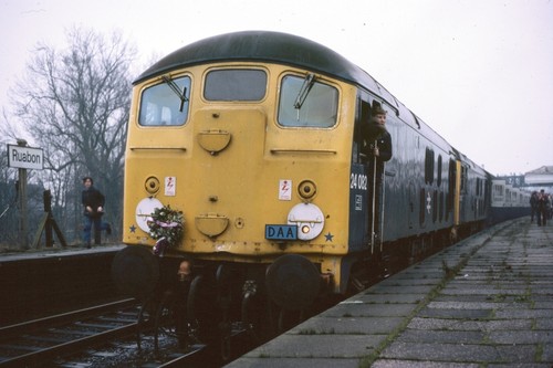 British rail 24082 ruabon jan - rail,