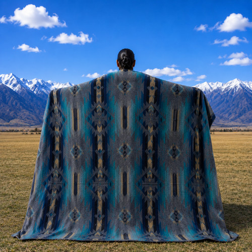 Handwoven queen alpaca - alpaca, native
