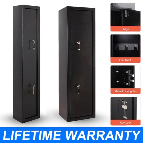 Gun cabinet grey extra wide - cabinet,