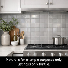 Cream iridescent wall tile - cream,