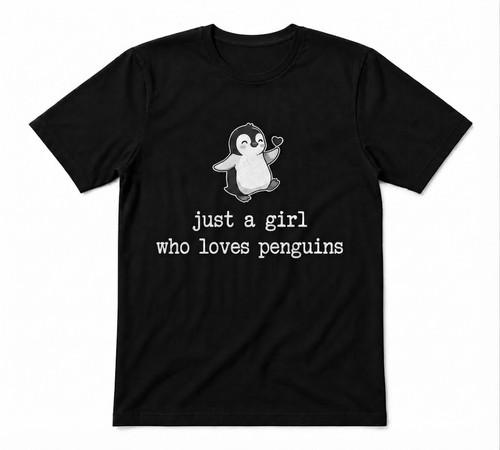Just girl who loves penguins - girl,