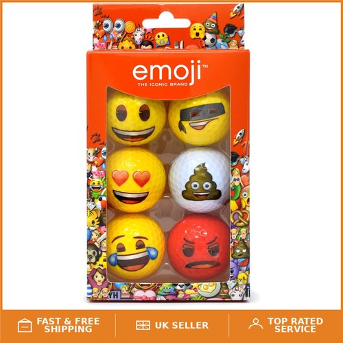 Novelty emoji golf balls - novelty,