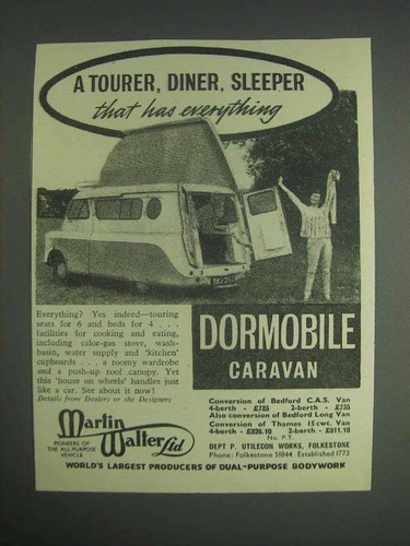 1959 marlin walter dormobile - 1959,