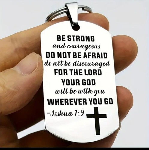 Bible verse keychain christian - verse,