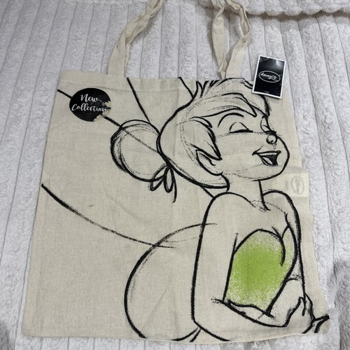 Tinkerbell 100 cotton tote - tinkerbell,