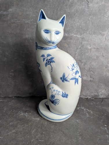 Vintage porcelain blue white - vintage, &