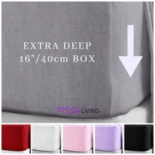 Extra deep 40cm flannelette - extra,