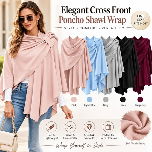 Ladies women poncho cape - ladies,