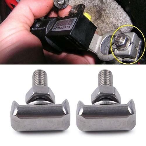 Stainless battery cable - 2x,
